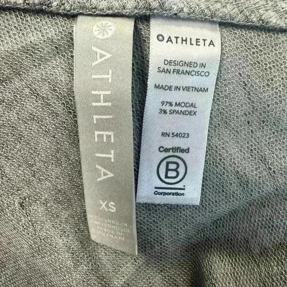 Athleta Gray Women Cardigan Sweater Shirt Top Size XS - Picture 3 of 3